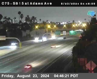 SB 15 at Adams Ave (On Ramp)