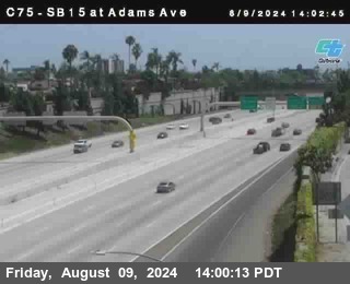 SB 15 at Adams Ave (On Ramp)