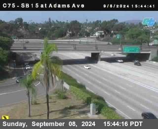 SB 15 at Adams Ave (On Ramp)