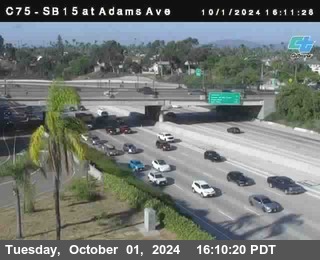 SB 15 at Adams Ave (On Ramp)