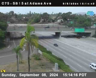 SB 15 at Adams Ave (On Ramp)