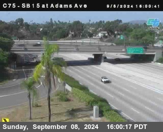 SB 15 at Adams Ave (On Ramp)