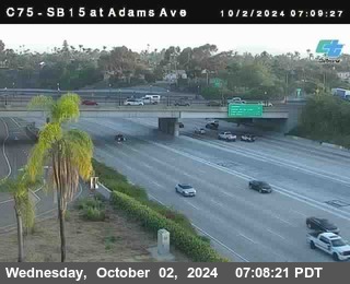 SB 15 at Adams Ave (On Ramp)