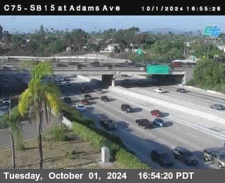 SB 15 at Adams Ave (On Ramp)