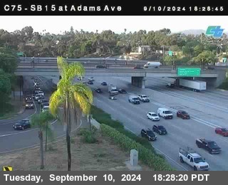 SB 15 at Adams Ave (On Ramp)