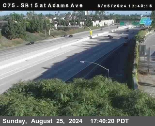 SB 15 at Adams Ave (On Ramp)