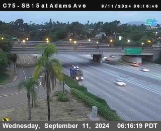 SB 15 at Adams Ave (On Ramp)