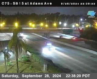 SB 15 at Adams Ave (On Ramp)