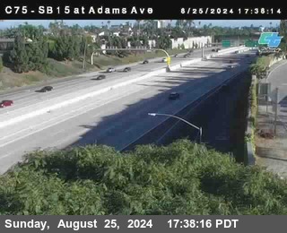 SB 15 at Adams Ave (On Ramp)