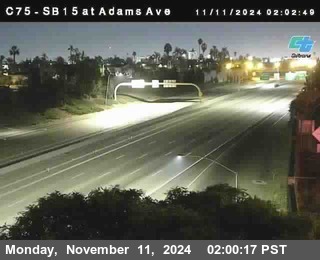 SB 15 at Adams Ave (On Ramp)