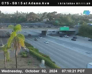 SB 15 at Adams Ave (On Ramp)