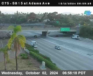 SB 15 at Adams Ave (On Ramp)