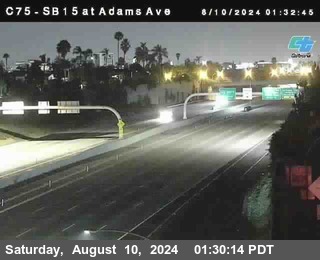 SB 15 at Adams Ave (On Ramp)