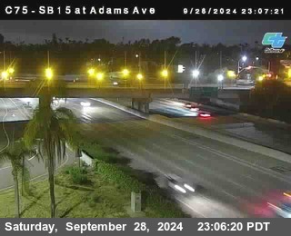 SB 15 at Adams Ave (On Ramp)