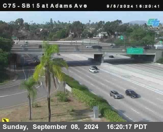 SB 15 at Adams Ave (On Ramp)