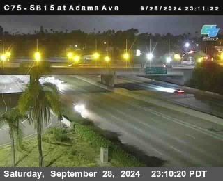 SB 15 at Adams Ave (On Ramp)