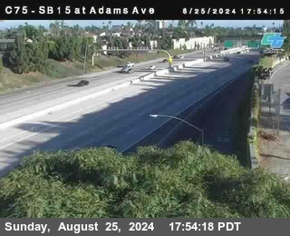 SB 15 at Adams Ave (On Ramp)