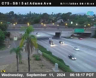 SB 15 at Adams Ave (On Ramp)