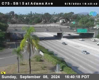 SB 15 at Adams Ave (On Ramp)