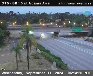 SB 15 at Adams Ave (On Ramp)