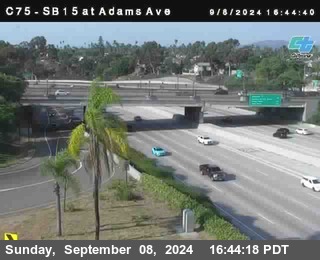 SB 15 at Adams Ave (On Ramp)