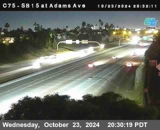 SB 15 at Adams Ave (On Ramp)