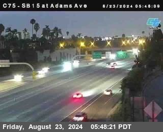 SB 15 at Adams Ave (On Ramp)