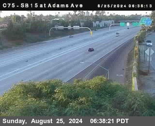 SB 15 at Adams Ave (On Ramp)