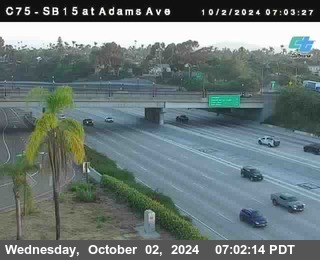 SB 15 at Adams Ave (On Ramp)