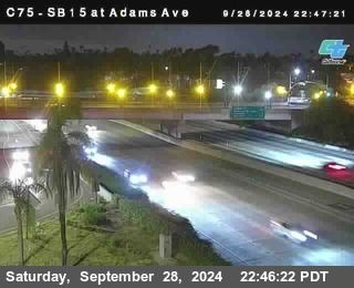 SB 15 at Adams Ave (On Ramp)