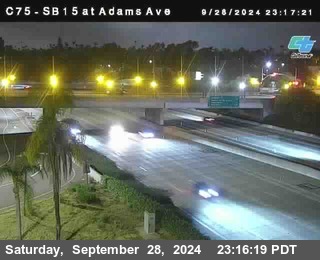 SB 15 at Adams Ave (On Ramp)