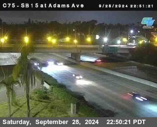 SB 15 at Adams Ave (On Ramp)