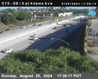 SB 15 at Adams Ave (On Ramp)