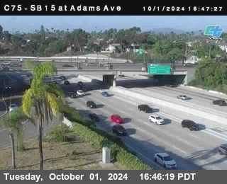 SB 15 at Adams Ave (On Ramp)