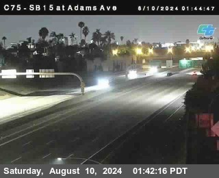 SB 15 at Adams Ave (On Ramp)