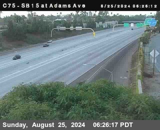 SB 15 at Adams Ave (On Ramp)