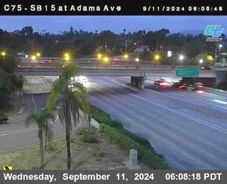 SB 15 at Adams Ave (On Ramp)