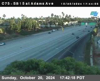 SB 15 at Adams Ave (On Ramp)