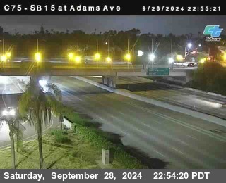 SB 15 at Adams Ave (On Ramp)