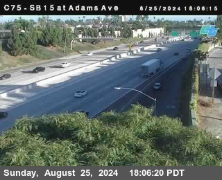 SB 15 at Adams Ave (On Ramp)