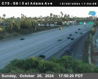 SB 15 at Adams Ave (On Ramp)