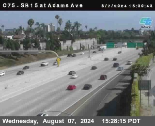 SB 15 at Adams Ave (On Ramp)