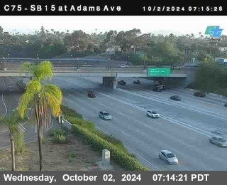 SB 15 at Adams Ave (On Ramp)