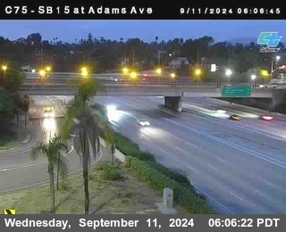 SB 15 at Adams Ave (On Ramp)