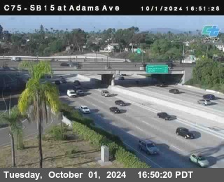 SB 15 at Adams Ave (On Ramp)