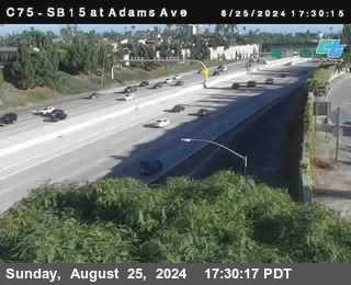 SB 15 at Adams Ave (On Ramp)