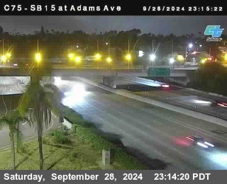 SB 15 at Adams Ave (On Ramp)