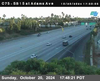 SB 15 at Adams Ave (On Ramp)