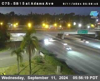 SB 15 at Adams Ave (On Ramp)