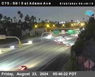 SB 15 at Adams Ave (On Ramp)